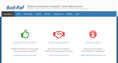 Desktop Screenshot of posadzki-tynki.eu